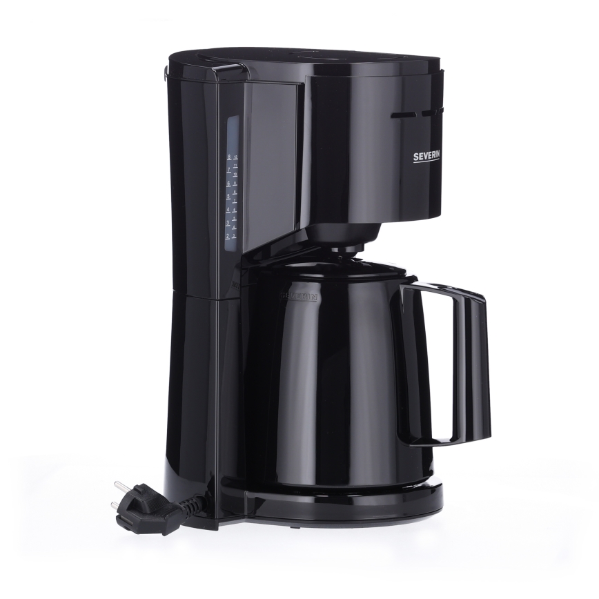 Severin KA 9306 - Cafetière avec carafe thermique 1 L, 1000 W / 230 V, noire