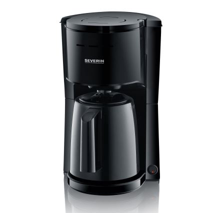 Severin KA 9306 - Cafetière avec carafe thermique 1 L, 1000 W / 230 V, noire
