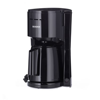 Severin KA 9306 - Cafetière avec carafe thermique 1 L, 1000 W / 230 V, noire