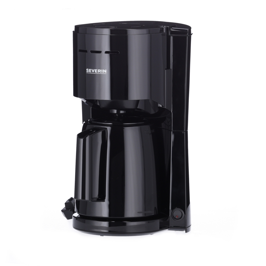 Severin KA 9306 - Cafetière avec carafe thermique 1 L, 1000 W / 230 V, noire