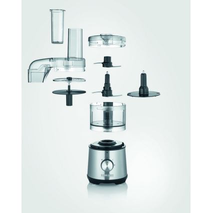 Severin KM 3865 - Hachoir alimentaire 400W/230V acier inoxydable/noir