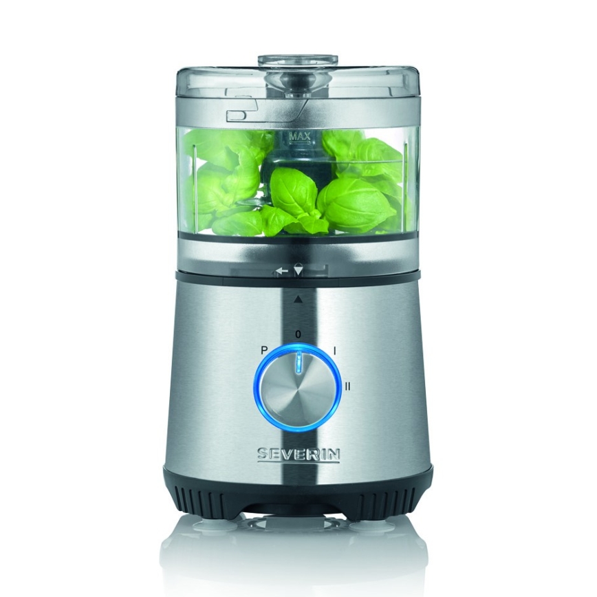 Severin KM 3865 - Hachoir alimentaire 400W/230V acier inoxydable/noir