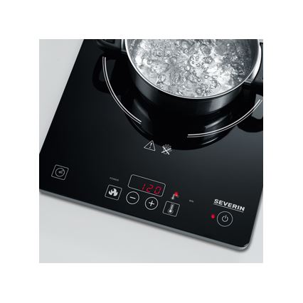 Severin KP 1071 - Réchaud à induction monoplaque 2000 W/230 V, noir