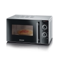 Severin MW 7771 - Micro-ondes grill 700W/230V 20 l noir