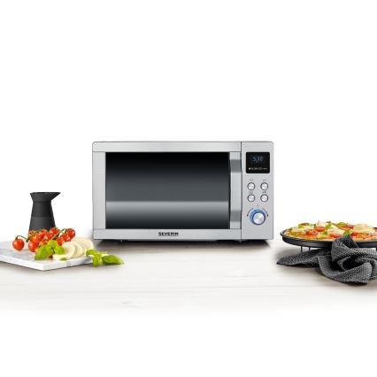 Severin MW 7774 - Micro-ondes 3 en 1 1950W/230V 25 l inox