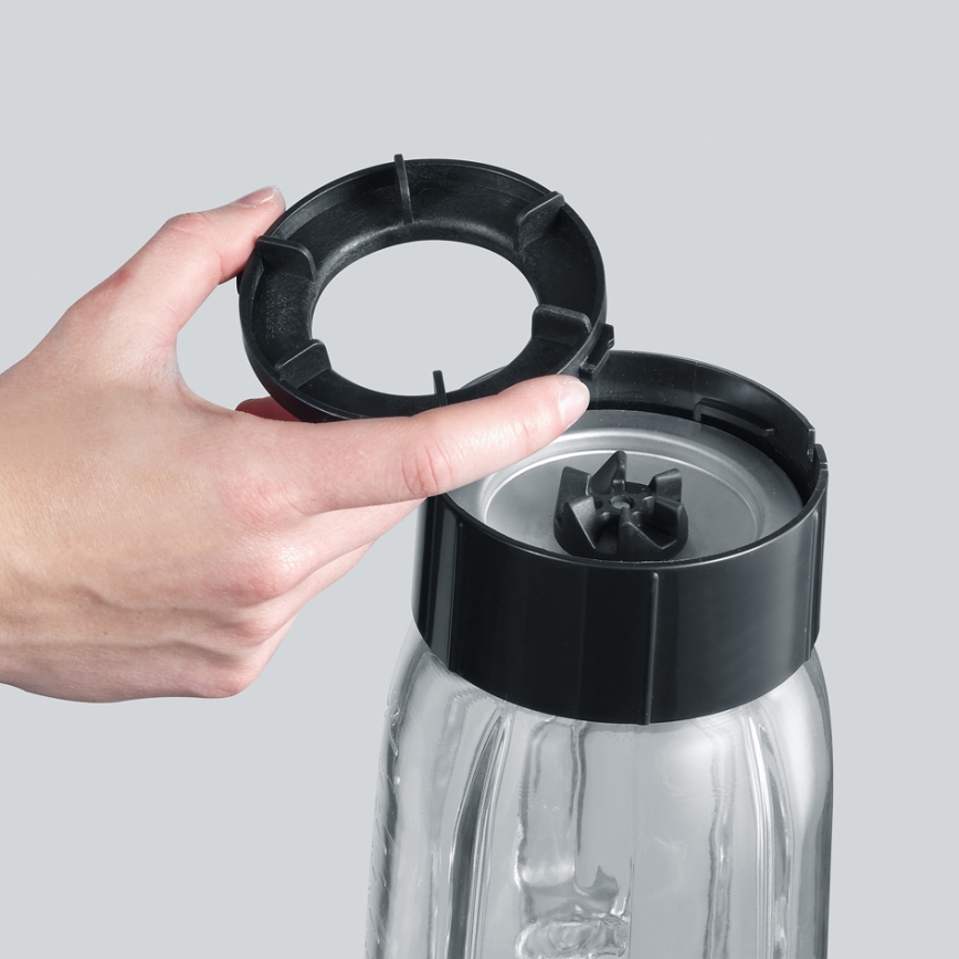 Severin SM 3737 - Mixeur de table 1 l, 500 W / 230 V, inox/noir