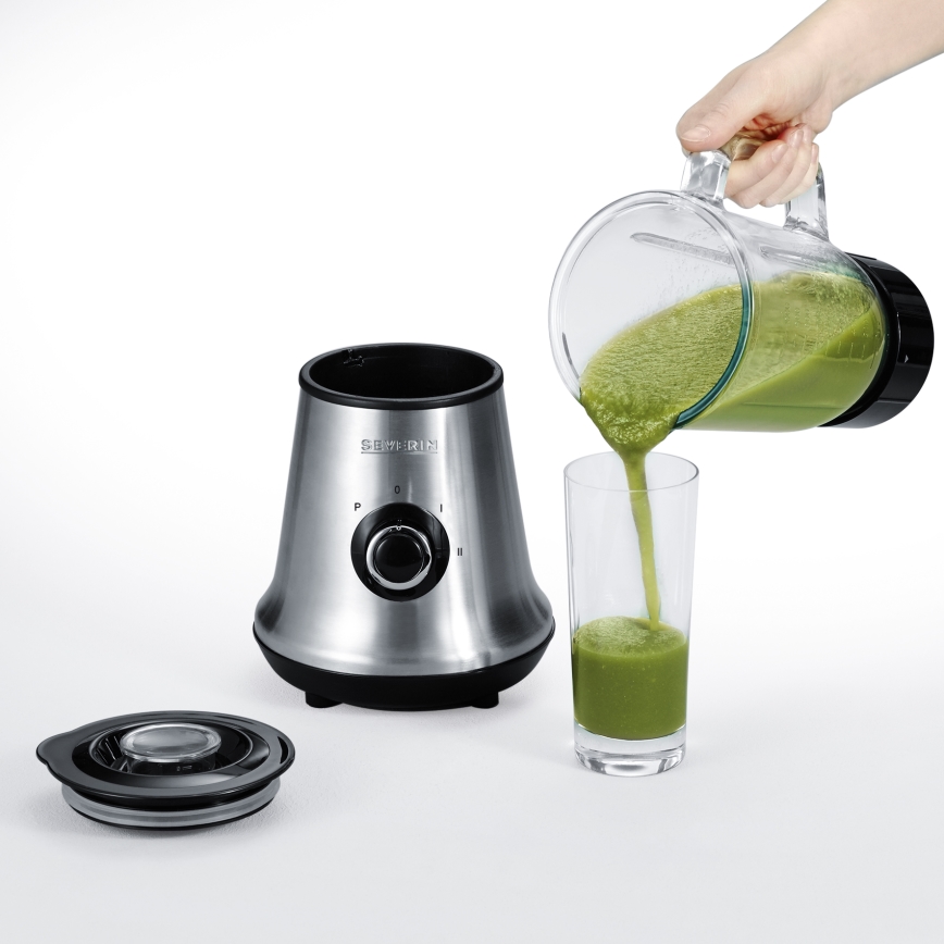 Severin SM 3737 - Mixeur de table 1 l 500W/230V inox/noir