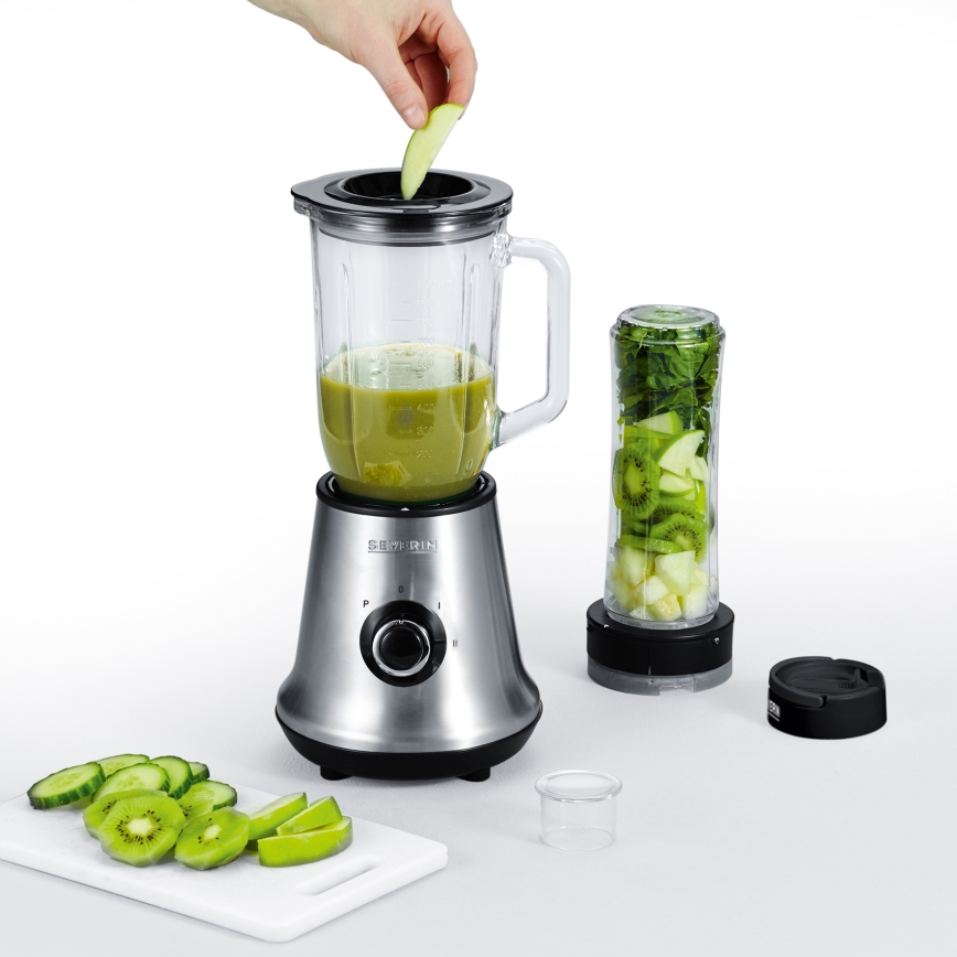 Severin SM 3737 - Mixeur de table 1 l 500W/230V inox/noir