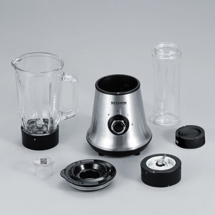 Severin SM 3737 - Mixeur de table 1 l 500W/230V inox/noir