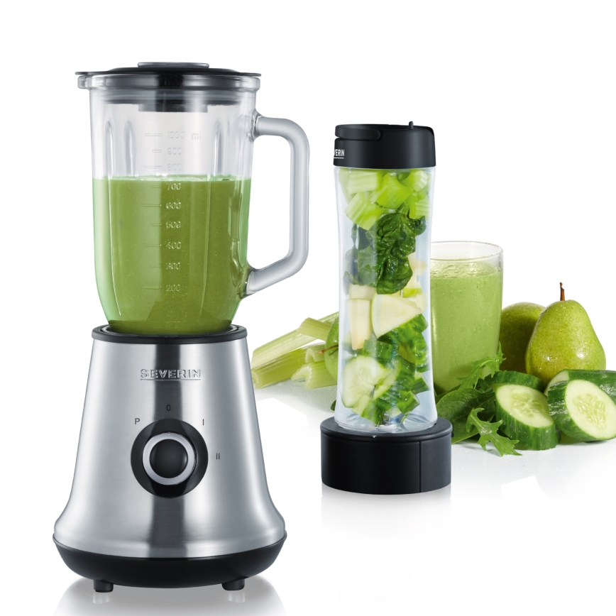 Severin SM 3737 - Mixeur de table 1 l 500W/230V inox/noir