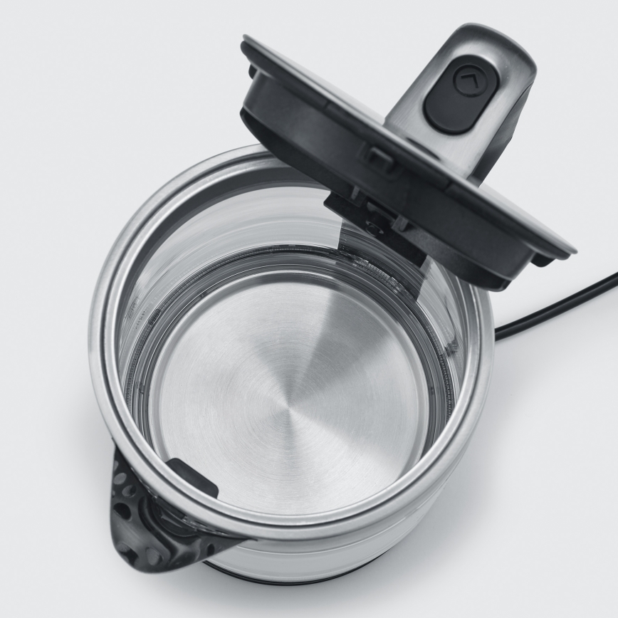 Severin WK 3420 - Bouilloire électrique 1,7 l 2200 W/230 V inox/verre