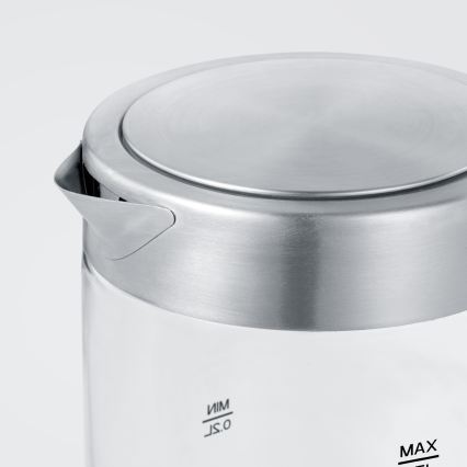 Severin WK 3472 - Bouilloire électrique 0,5 l 1100 W/230 V inox/verre