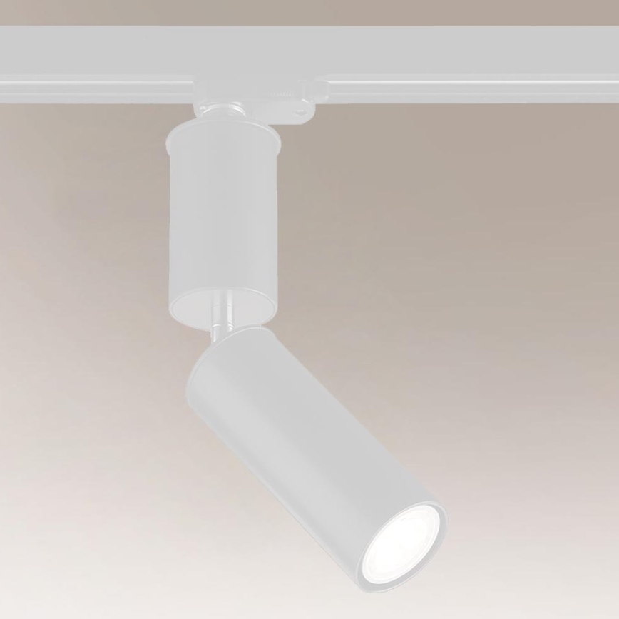Shilo - Spot pour un système de rail 1xGU10/15W/230V blanc