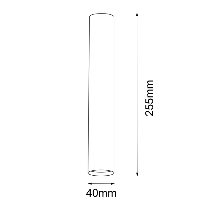 Shilo - Plafonnier salle de bain 1xGU10-MR11/15W/230V IP44 noir