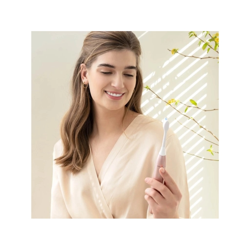 Silk’n - Brosse à dents sonique vibrante SONIC YOU 3350 mAh IPX7 or rose