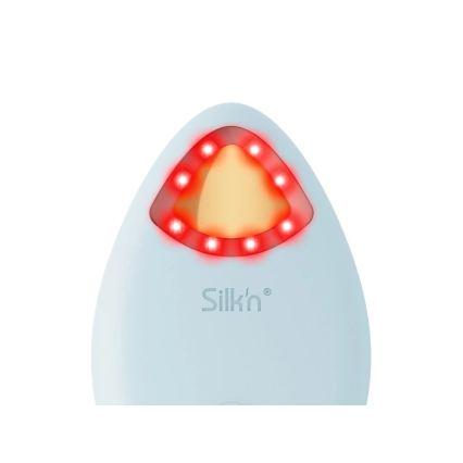 Silk’n - Brosse nettoyante visage LED 4-en-1 BRIGHT LUX 5V/500 mAh bleu