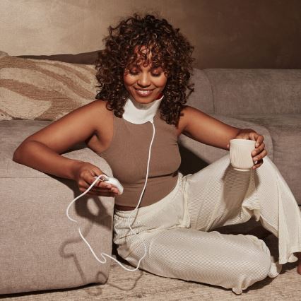 Silk’n - LED RGB Masque thérapeutique pour le cou LED/5V 2000 mAh blanc + télécommande