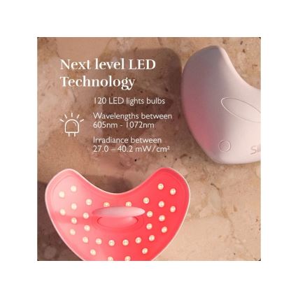 Silk’n - Masque thérapeutique pour les lèvres LED/5V 500 mAh beige