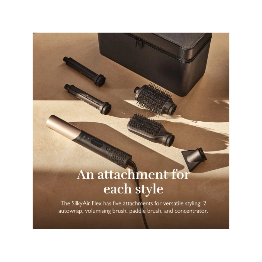 Silk’n - Sèche-cheveux SILKYAIR FLEX 230V noir/doré