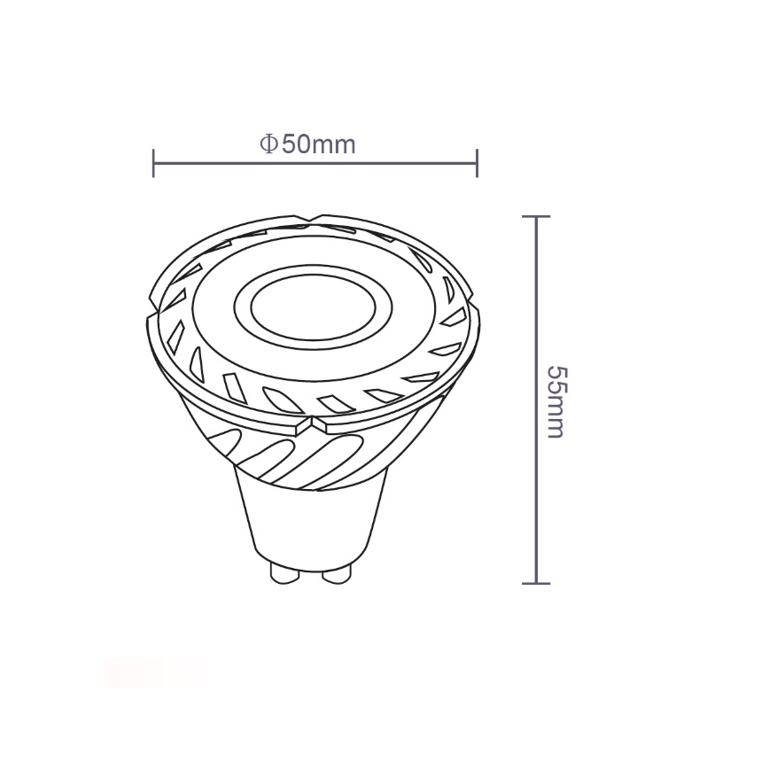 Sinclair - Ampoule LED GU10/5W/230V 4000K