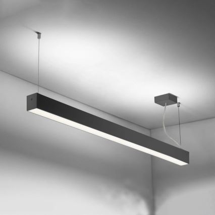 Sinclair - Plafonnier LSM LED/20W/230V 3000K/4000K/5000K 60 cm noir