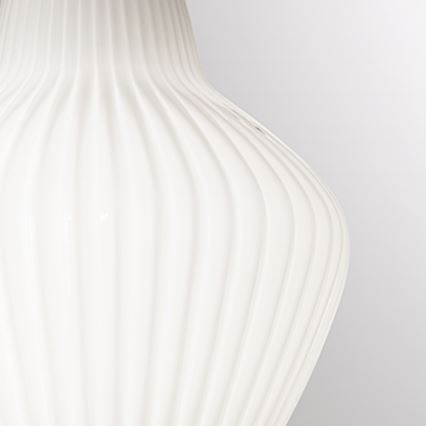 SIRU - Suspension filaire LONDON 1xE27/60W/230V blanc/chrome brillant Verre vénitien