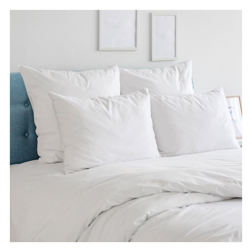 SkinPro Silver - Housse de couette antibactérienne 140x200 cm blanche