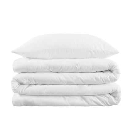 SkinPro Silver - Housse de couette antibactérienne 140x200 cm blanche