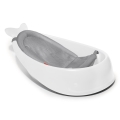 Skip Hop - Baignoire pour bébé avec coussin ergonomique MOBY 3 blanc