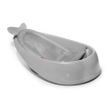 Skip Hop - Baignoire pour bébé avec coussin ergonomique MOBY 3 gris