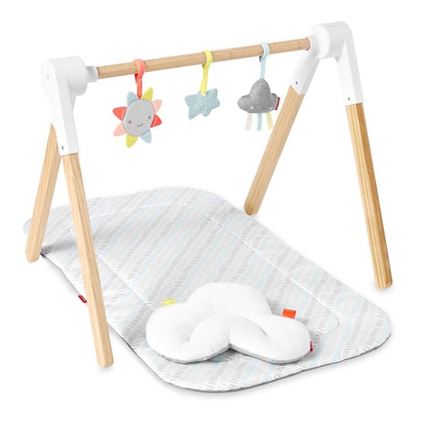 Skip Hop - Couverture d'éveil pour enfant avec trapèze en bois LINING CLOUD