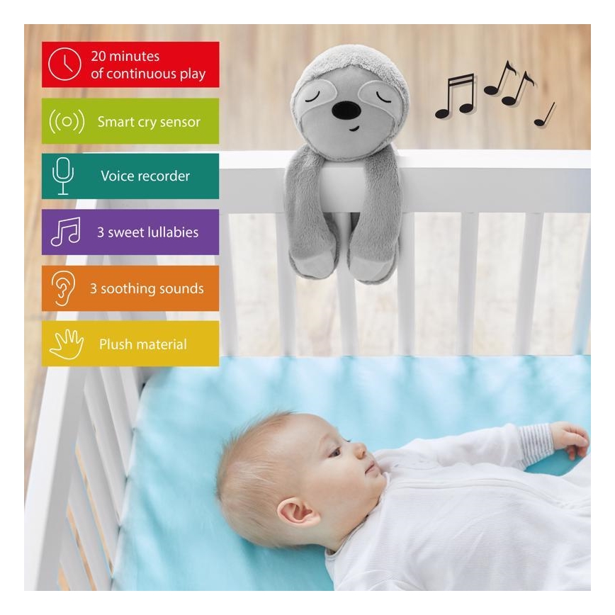 Skip Hop - Détecteur de pleurs de bébé 3xAA paresseux