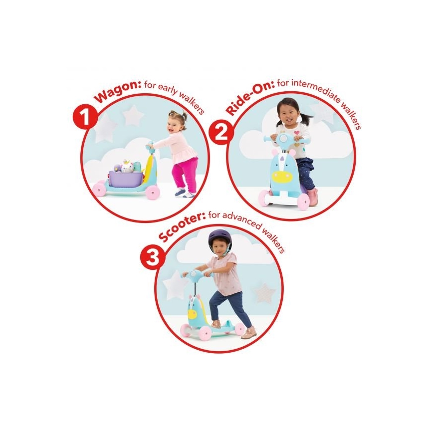 Skip Hop - Draisienne 3en1 ZOO Licorne 3xAAA