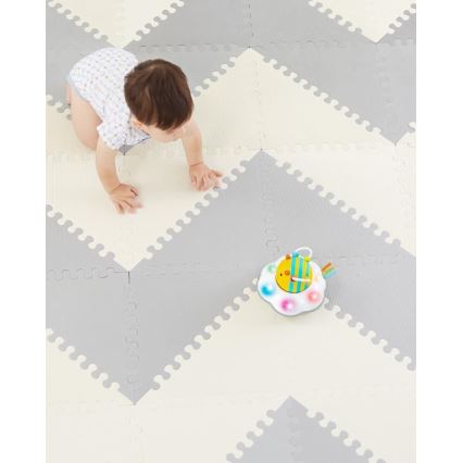 Skip Hop - Puzzle en mousse 72pcs gris/beige