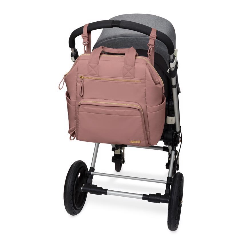 Skip Hop - Sac à dos à langer pour poussette MAINFRAME Dusty rose