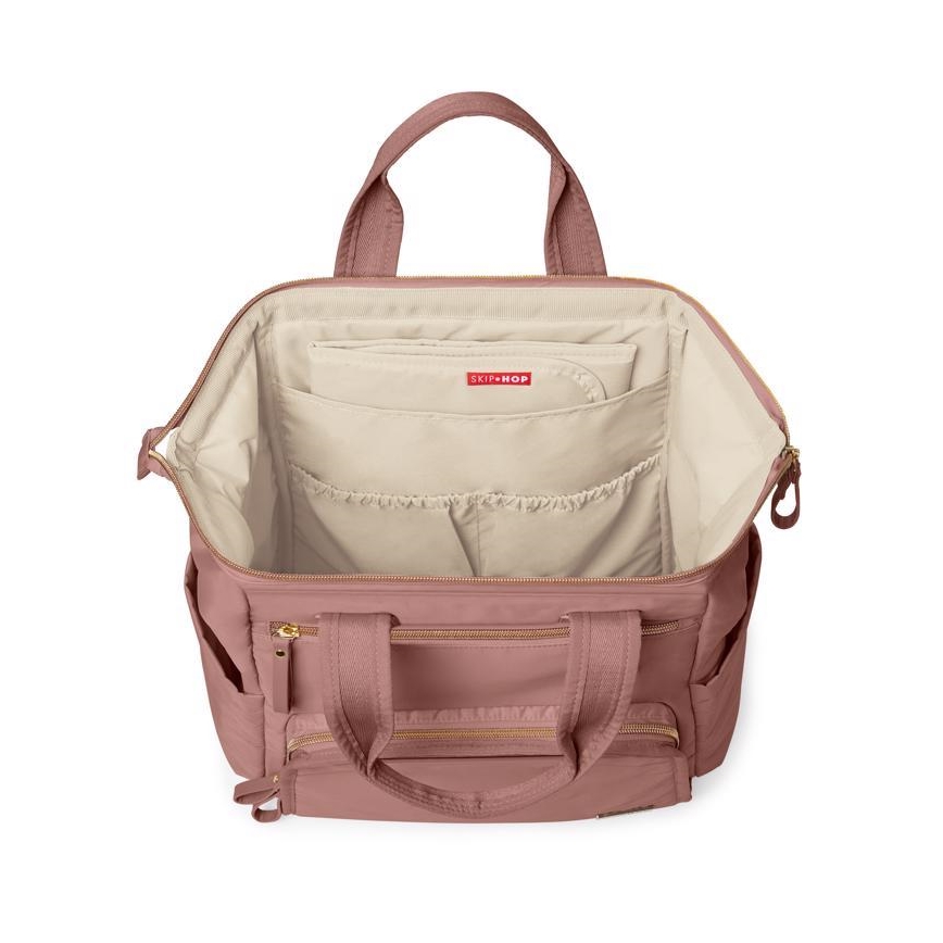 Skip Hop - Sac à dos à langer pour poussette MAINFRAME Dusty rose