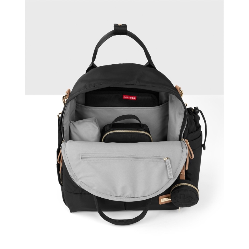 Skip Hop - Sac à dos à langer 6 en 1 SUITE SET noir pour poussette