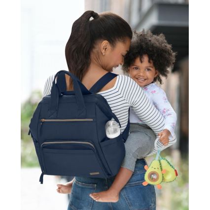 Skip Hop - Sac à dos à langer pour poussette MAINFRAME Bleu minuit
