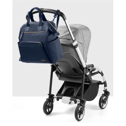 Skip Hop - Sac à dos à langer pour poussette MAINFRAME Bleu minuit