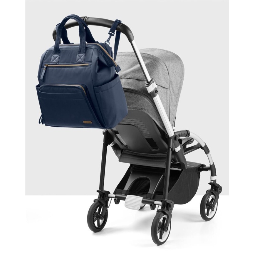 Skip Hop - Sac à dos à langer pour poussette MAINFRAME Bleu minuit