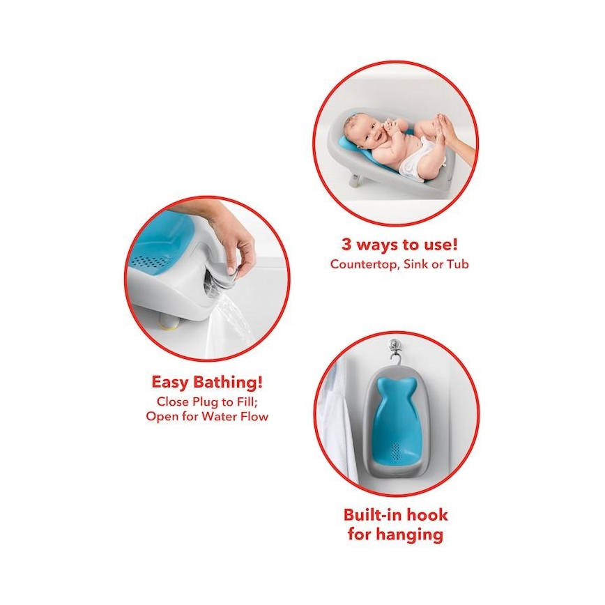 Skip Hop - Transat de bain MOBY bleu