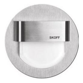 Skoff - Luminaire d'escalier LED RUEDA 0,8W/10V Chrome mat