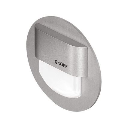 Skoff - Luminaire d'escalier LED RUEDA 0,8W/10V Chrome mat