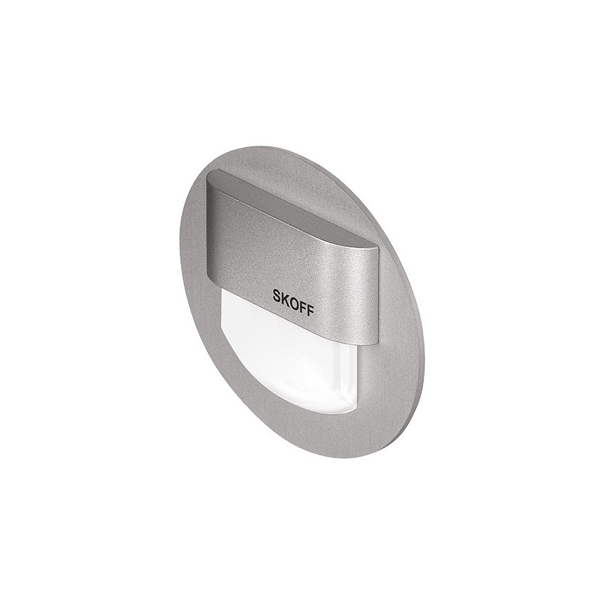 Skoff - Luminaire d'escalier LED RUEDA 0,8W/10V Chrome mat