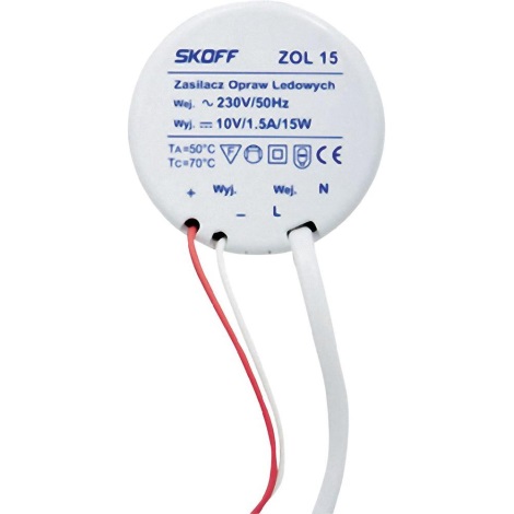 Skoff - Transformateur ZOL 15 15W/230V/10V DC