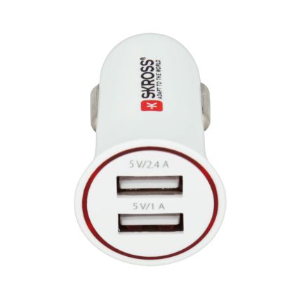 SKROSS - Chargeur pour voiture 2xUSB/3400mA/12-24V/5V