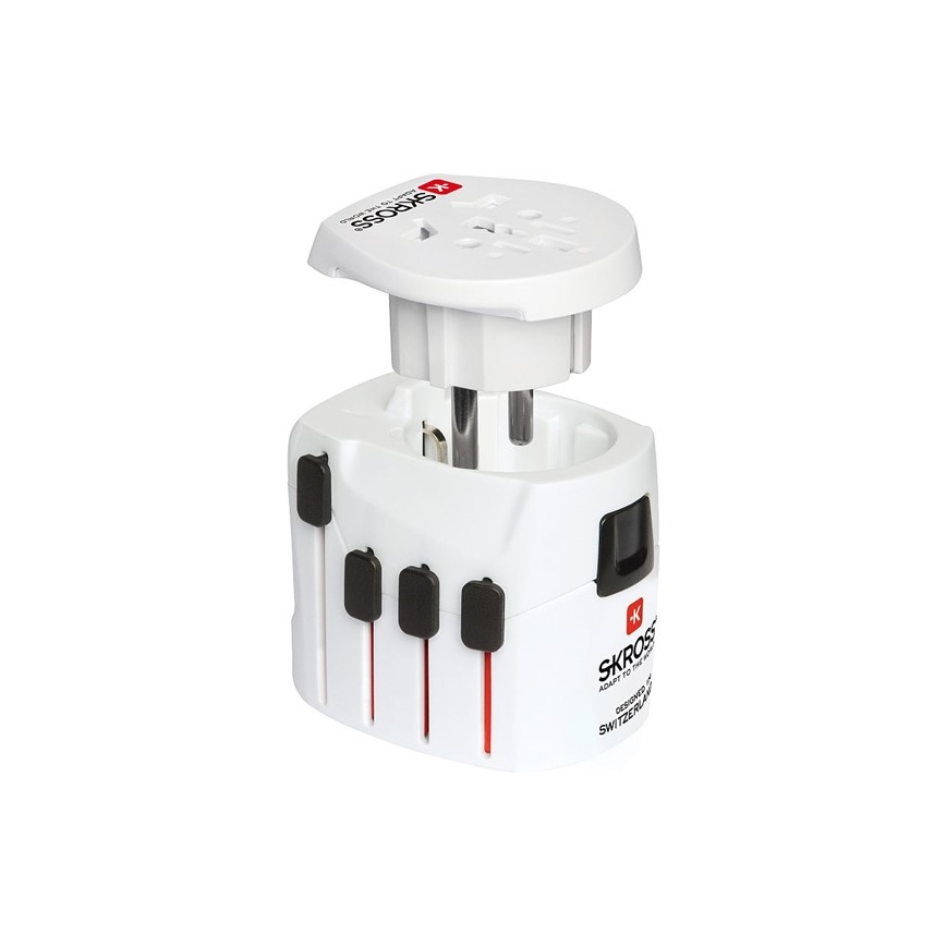 SKROSS - Adaptateur de voyage universel 6,3A