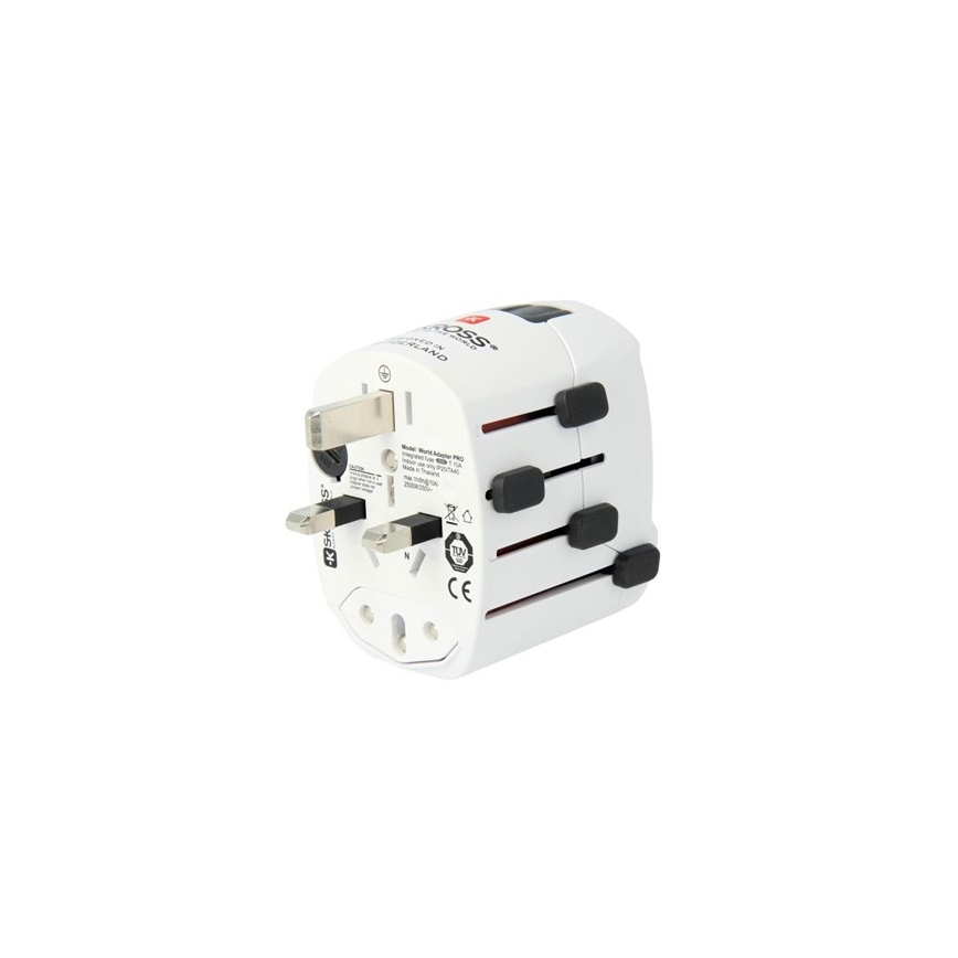 SKROSS - Adaptateur de voyage universel 6,3A