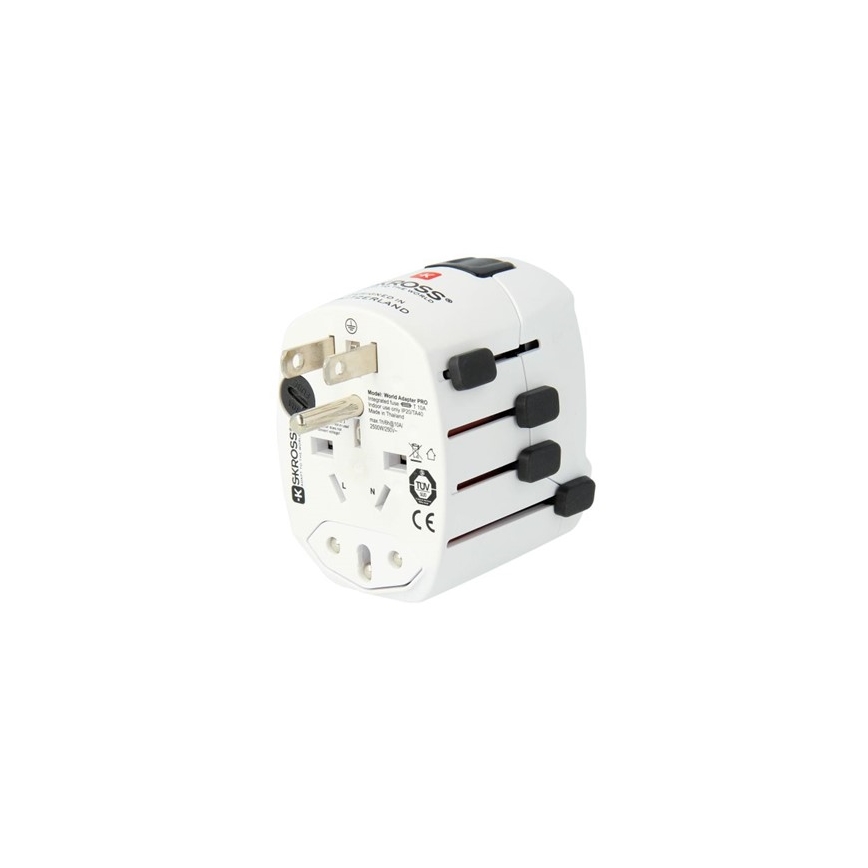 SKROSS - Adaptateur de voyage universel 6,3A