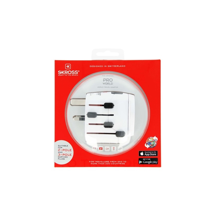 SKROSS - Adaptateur de voyage universel 6,3A